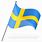 Swedish Flag Art