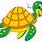 Swimming Turtle Clip Art
