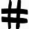 Symbol Lore Hashtag