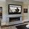 TV and Fireplace Wall