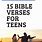 Teenager Bible Verse