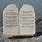 Ten Commandments On Stone Tablets