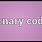 Ternary Code