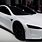 Tesla White Car