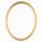 Thin Gold Oval Frame