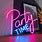 Time Neon Sign