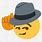 Tipping Hat. Emoji