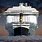 Titanic Next to Modern Cruise Ship