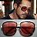 Tony Stark Red Sunglasses