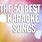 Top 10 Karaoke Songs