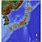 Topography of Japan