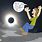 Total Solar Eclipse Cartoon