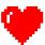 Transparent 8-Bit Heart