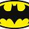 Transparent Batman Logo PNG Image