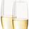 Transparent Champagne Glasses