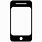 Transparent Mobile Phone Icon White