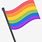 Transparent Rainbow Pride Flag