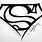 Tribal Superman Logo