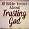 Trusting God Bible Verses