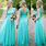 Turquoise Blue Bridesmaid Dresses