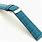 Turquoise Croco Watch Strap