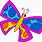 Two Butterflies Clip Art