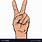 Two Fingers Up Clip Art