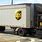 UPS Semi Truck Trailer