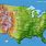 USA Landscape Map