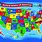 USA Map for Kids Printable