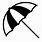 Umbrella Logo Black and White