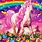 Unicorn with Rainbow Wallpaper