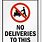 Universal Delivery Sign