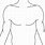 Upper Body Outline Template