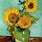 Van Go Sunflower Painting