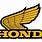 Vintage Honda Motorcycle Logo