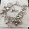 Vintage Sterling Silver Charm Bracelet