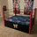 WWE Wrestling Ring Bed with Ropes