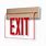 Wall Edge Exit Sign