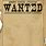 Wanted Poster Graphic