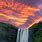 Waterfall Sunset HD