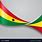 Wavy Ghana Flag