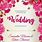 Wedding Reception Poster with Title