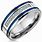 Wedding Rings for Men Blue