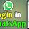 WhatsApp Web Login Page