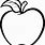 White Apple Clip Art