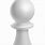 White Chess Piece PNG