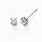 White Gold Stud Earrings