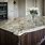 White Marble Bar Top with Black Edge