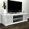 White TV Stand with Legs